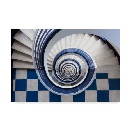 Max Zimmermann 'Anchor Spirals' Canvas Art,12x19